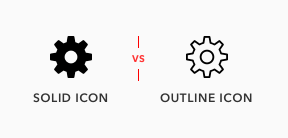 Filled-in vs. Outline Icons: The Impact of Icon Style on Usability